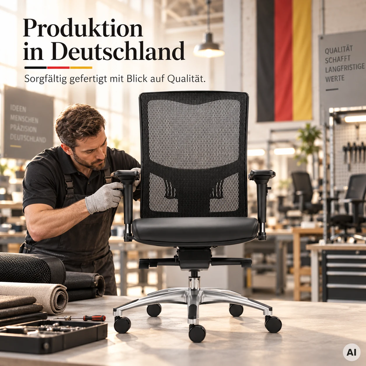 Liberty M - Ergonomischer Netz-Bürostuhl