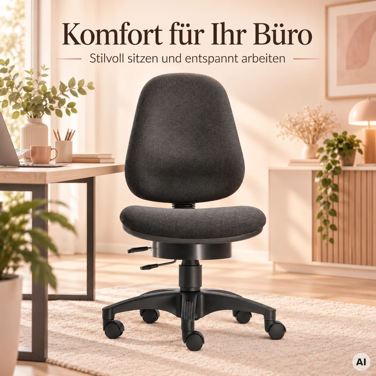 Lady Wellness - Bequemer Bürostuhl für Frauen