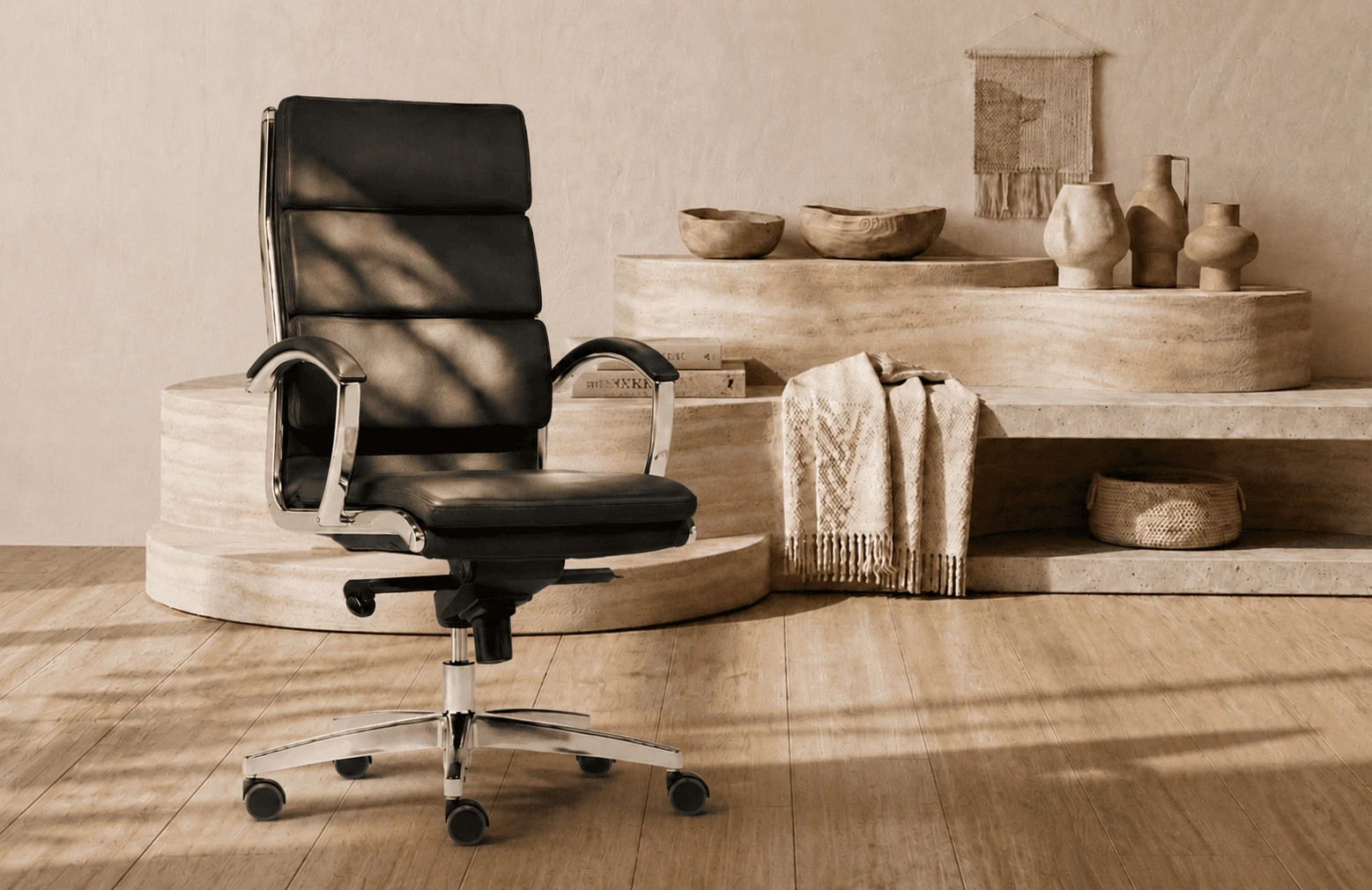 Dream - Bequemer Eyecatcher Bürostuhl aus Bonded Leder
