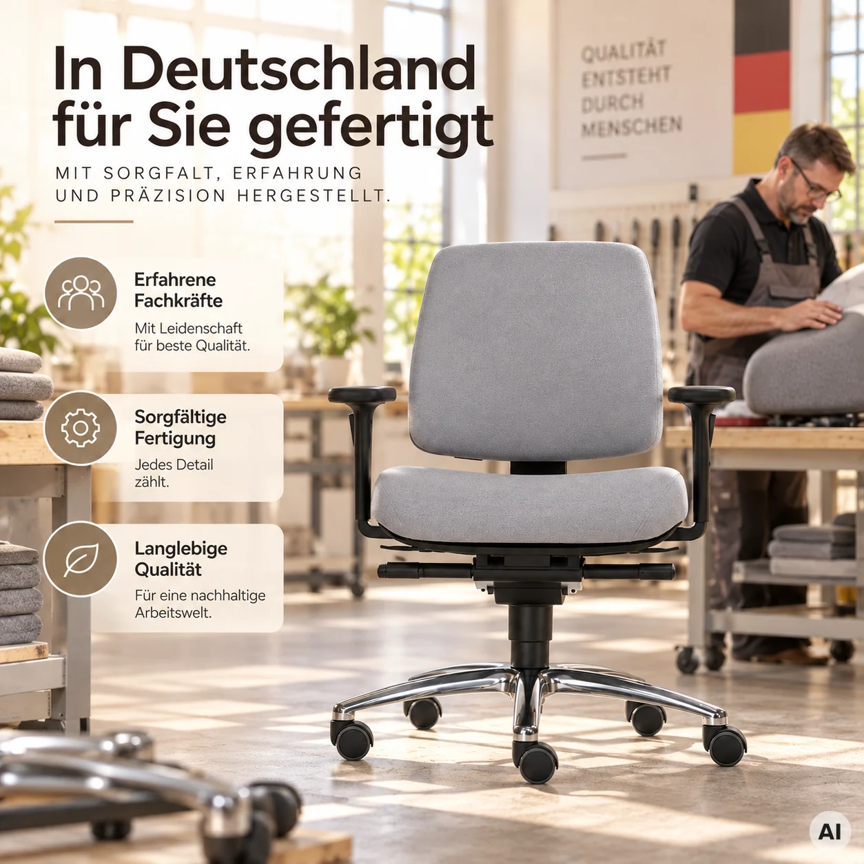 Spirit S - Hochwertiger Profi Drehstuhl